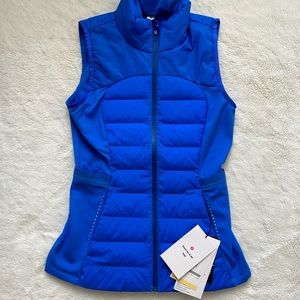 Lululemon Down For It All Vest Pipe Dream Blue NWT 4